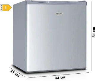 PRIMO PR116DV Mini Vriezer 33L Zilver