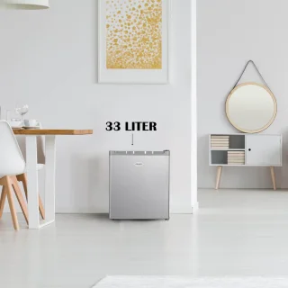 PRIMO PR116DV Mini Vriezer 33L Zilver