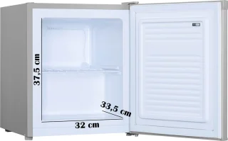 PRIMO PR116DV Mini Vriezer 33L Zilver