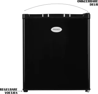 PRIMO PR117DV Mini Vriezer 33L Zwart
