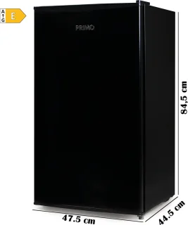 PRIMO PR143DV Vrijstaande Tafelvriezer 60L Zwart