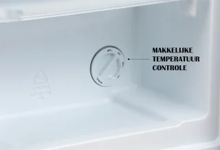 PRIMO PR143DV Vrijstaande Tafelvriezer 60L Zwart