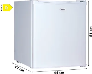 PRIMO PR146DV Mini Vriezer 33L Wit