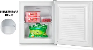 PRIMO PR146DV Mini Vriezer 33L Wit