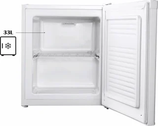 PRIMO PR146DV Mini Vriezer 33L Wit