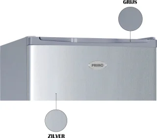 PRIMO PR147DV Mini Diepvries 33L Zilver