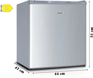 PRIMO PR147DV Mini Diepvries 33L Zilver