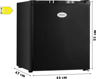 PRIMO PR148DV Mini Vriezer 33L Zwart