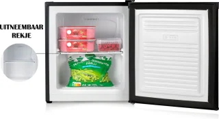 PRIMO PR148DV Mini Vriezer 33L Zwart