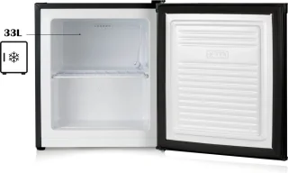 PRIMO PR148DV Mini Vriezer 33L Zwart