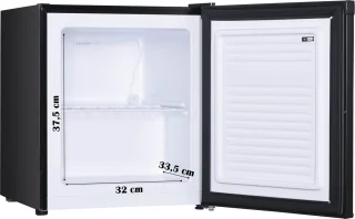 PRIMO PR148DV Mini Vriezer 33L Zwart