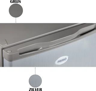 PRIMO PR149DV Vriezer 64L Tafelmodel Zilver
