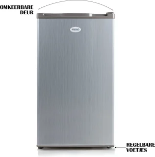 PRIMO PR149DV Vriezer 64L Tafelmodel Zilver