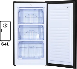 PRIMO PR150DV Tafelvriezer 64L Zwart