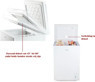PRIMO PR158DVK Diepvrieskist 99L Wit