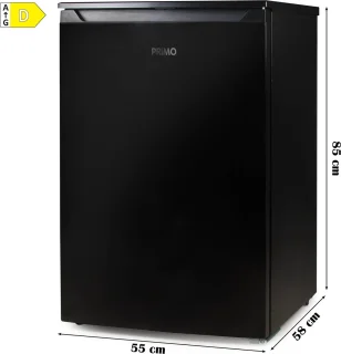 PRIMO PR162DV Tafelmodel Vriezer 87L Zwart