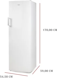PRIMO PR171DV Vriezer 204L Wit