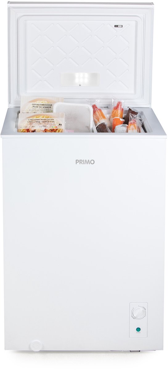 De PRIMO PR186DVK Vrieskist 99L Wit in één oogopslag