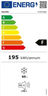 Wat vinden we goed aan de Salora 47FRT60BL Tafelmodel diepvriezer
