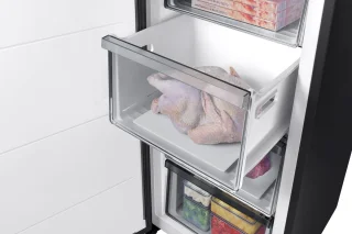 Samsung RZ32C7CBEB1 Vriezer Zwart Inox