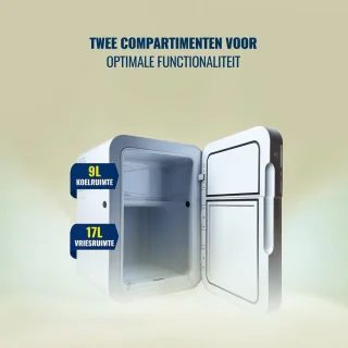 SEZGoods Mini Koelvriescombinatie 17L/9L