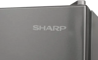 Sharp SJSC11CMXIDEU vriezer 186cm zilver