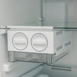Sharp SJSC11CMXIDEU vriezer 186cm zilver