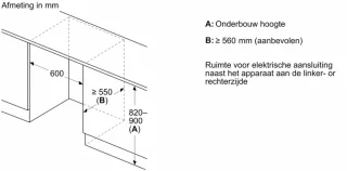 Siemens iQ500 GU21NADE0 onderbouw vriezer