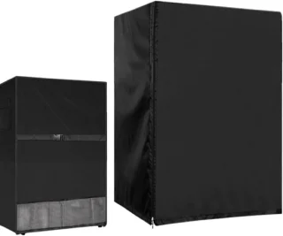 Vriezer- en koelkastbeschermhoes - 56 x 58 x 86 cm - zwart