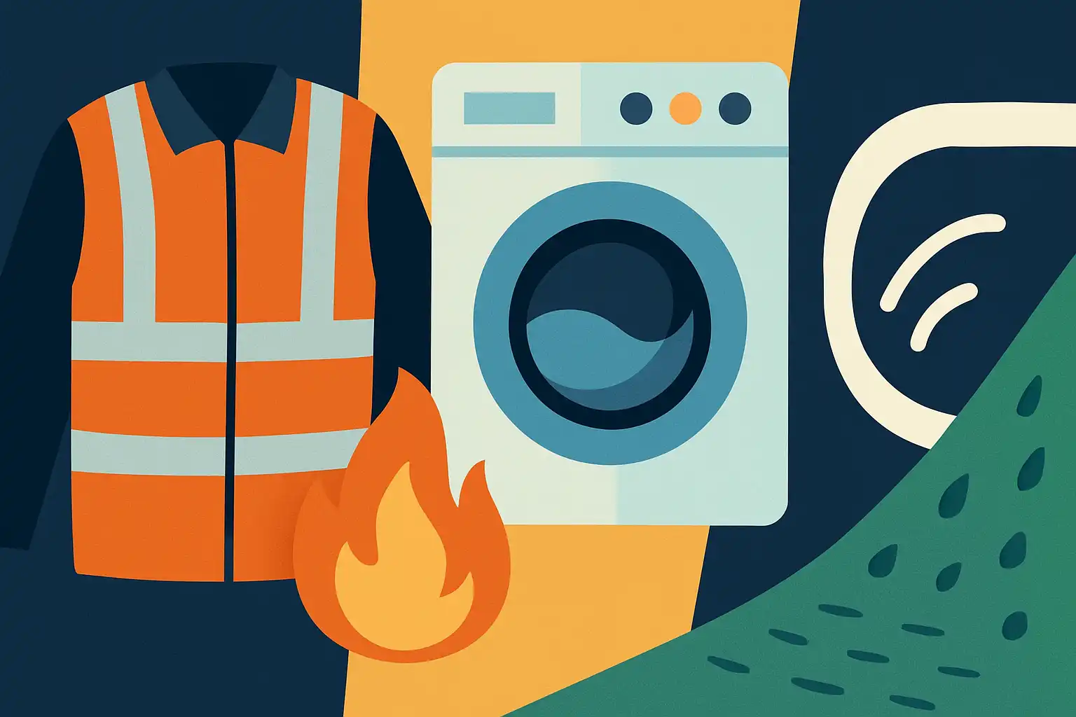 Beschermende werkkleding wassen en drogen: zo houd je fluorescerende, brandwerende en gecoate stoffen veilig