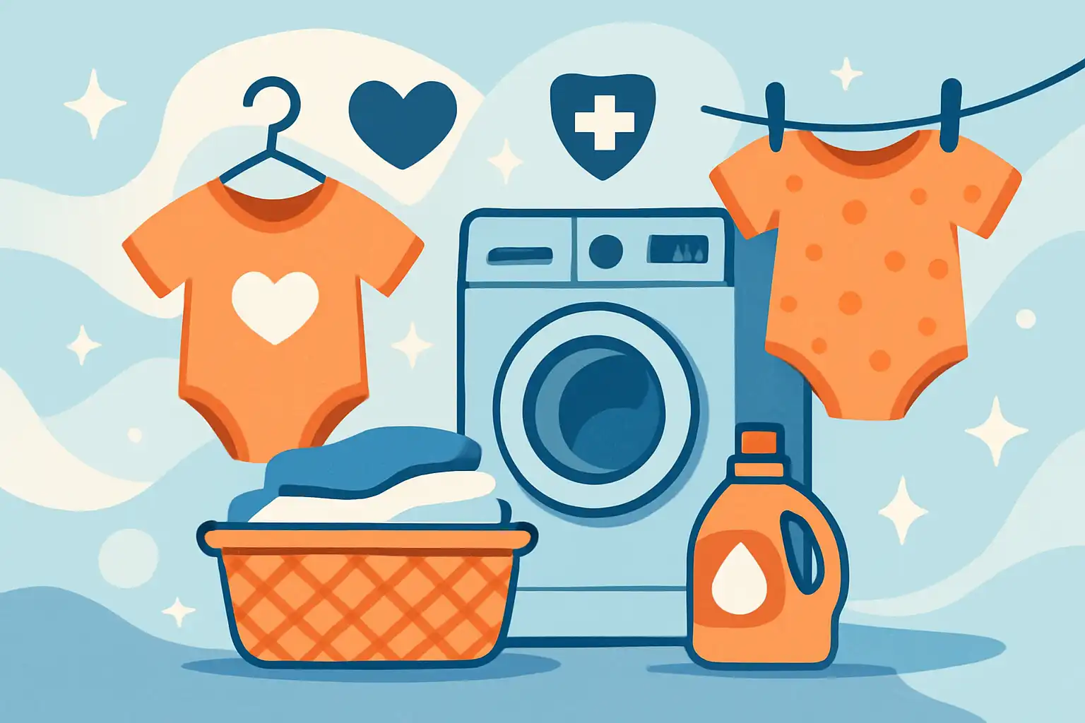 De was‑droogcombi voor nieuwe ouders: veilig, hygiënisch en stressvrij wassen van babykleding