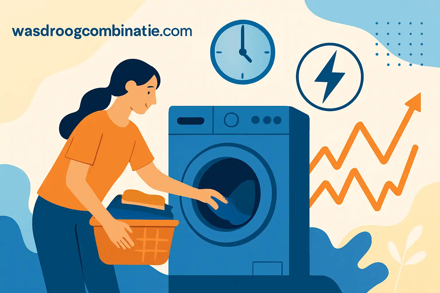 Slim wassen tijdens daluren: haal voordeel uit dynamische stroomtarieven met je was-droogcombi