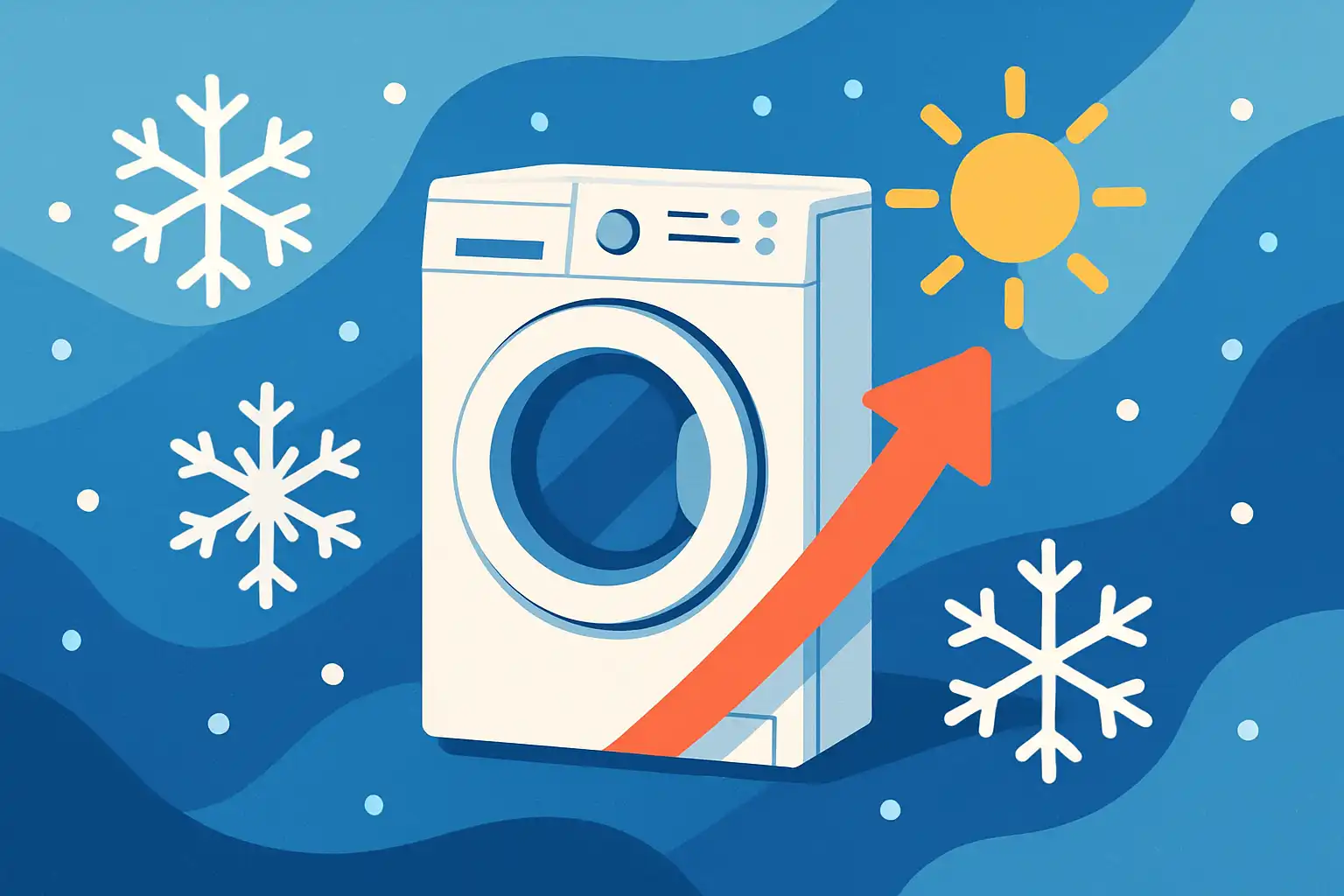 Waarom je was-droogcombi in de winter beter presteert (en hoe je dat optimaal benut)