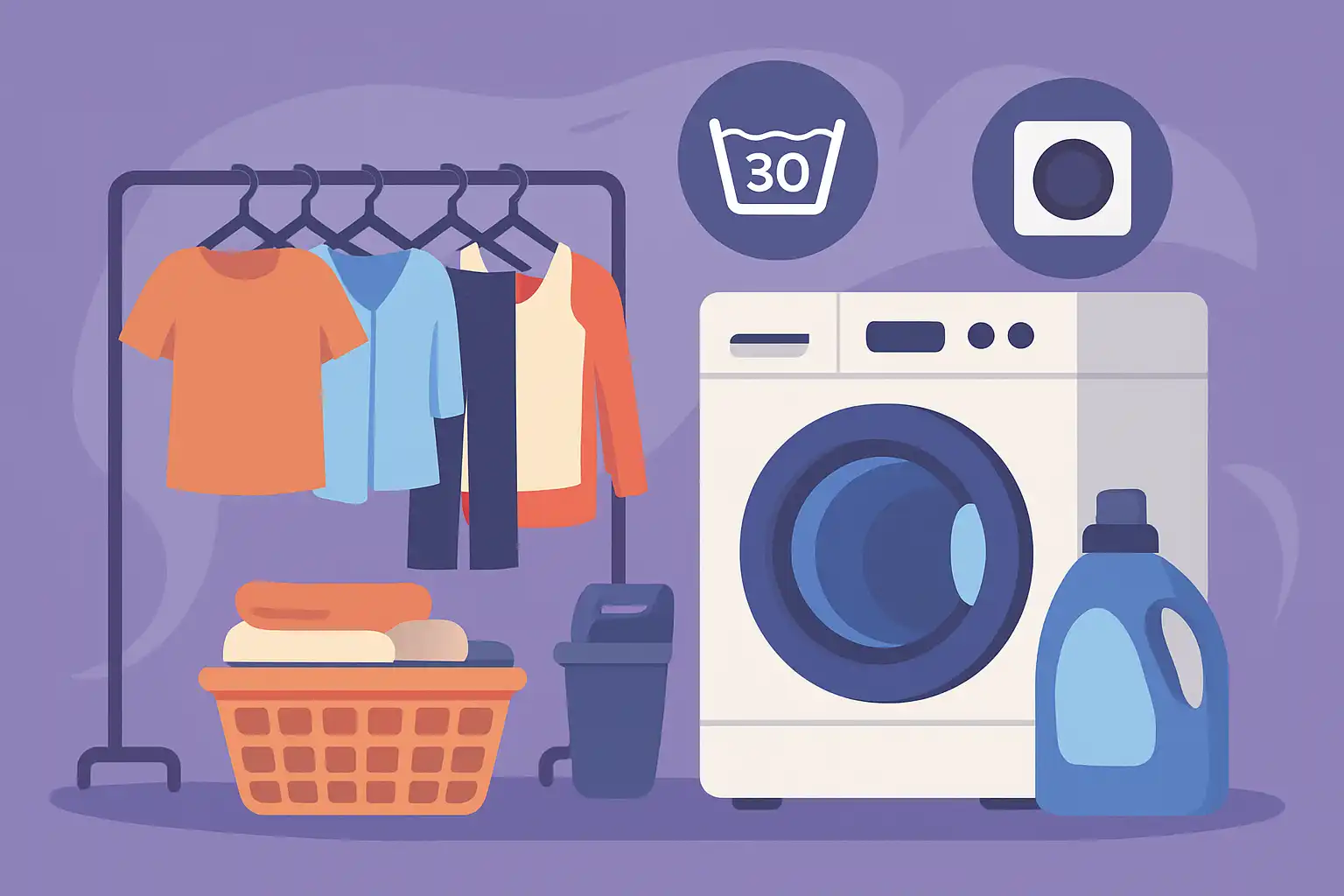 Wassen voor een capsule wardrobe: zo onderhoud je 30 kledingstukken met één was-droogcombi