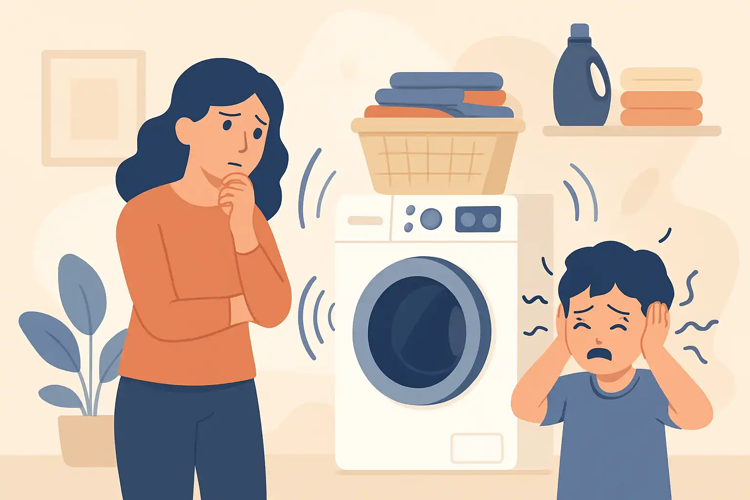 Wassen zonder stress: zo kies en gebruik je een was‑droogcombi voor kinderen met sensorische gevoeligheden