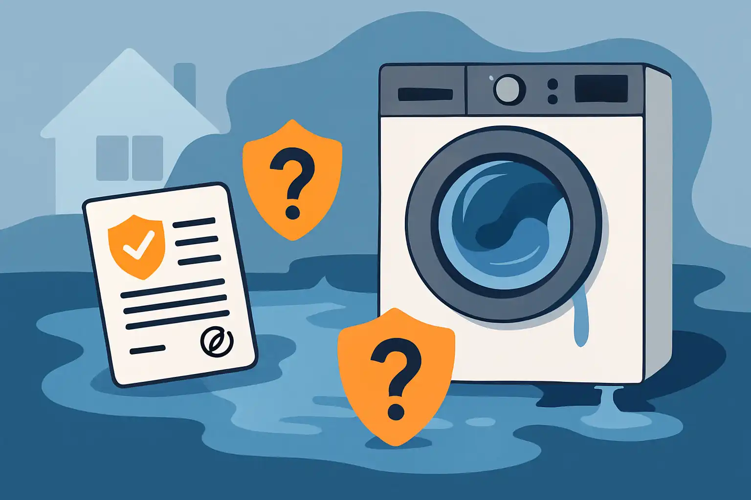 Wie betaalt de schade? zo regel je verzekering en aansprakelijkheid bij waterschade door je was-droogcombi