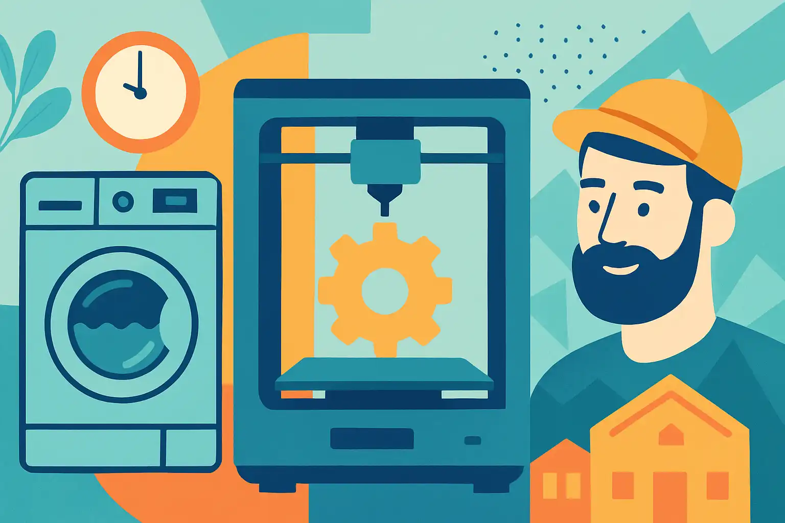 Zo verleng je de levensduur van je was‑droogcombi met 3D-print en lokale makerhubs