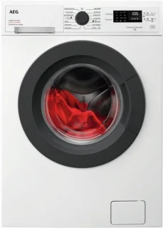 AEG LWK6A50680, Voorbelading, Vrijstaand, Wit, Links, LED, 52 l