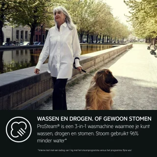AEG 7000 Series LWR76144 Was-droogcombinatie 11 kg