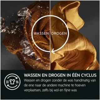 AEG L9WEF80690 Wasdroogcombinatie 9 kg 9000 serie
