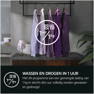 AEG LWR739X64 7000 Serie Wasdroger 9/5 kg 1600 TPM