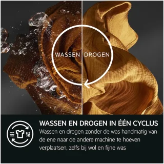 AEG LWR739X64 7000 Serie Wasdroger 9/5 kg 1600 TPM