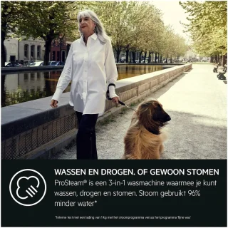 AEG LWR739X64 7000 Serie Wasdroger 9/5 kg 1600 TPM
