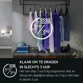 AEG LWR9506BN4 AbsoluteCare Was-droogcombinatie 10 kg