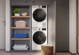 Beko B5DT510446W Was-droogcombinatie