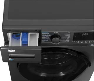 Beko HTV8716XMST Was-droogcombinatie Grijs 8/5 kg