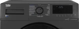 Beko HTV8716XMST Was-droogcombinatie Grijs 8/5 kg