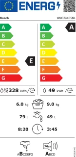Bosch Serie 6 WNG24405NL Was-droogcombinatie
