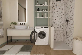 Candy GWD 4106B8-S - Wasdroogcombinatie