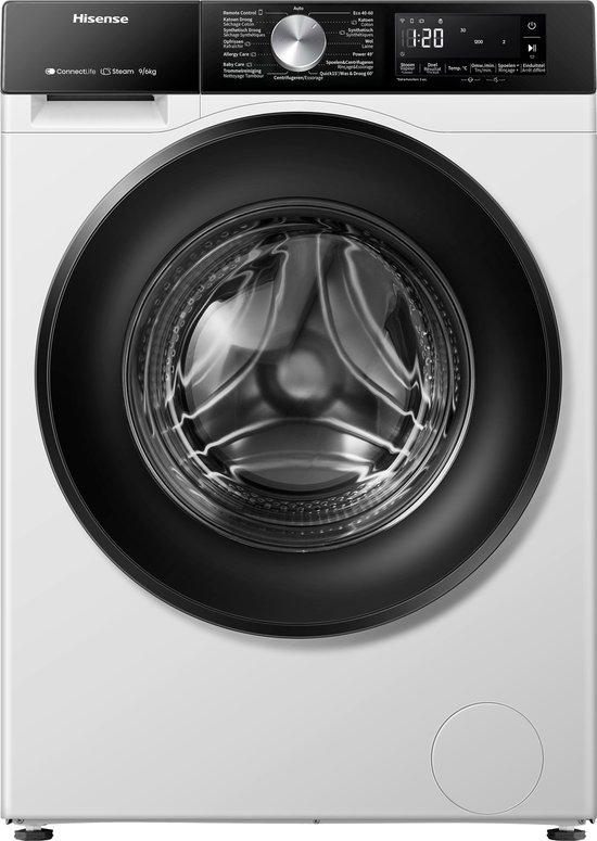 Hisense WD3S9043BW3 Was-droogcombinatie Wit review